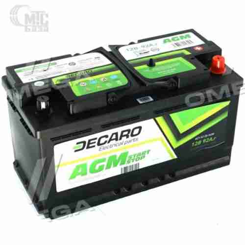 Аккумулятор Decaro 6СТ-105 Азе R  AGM Start-Stop EN950 А 394x175x190мм